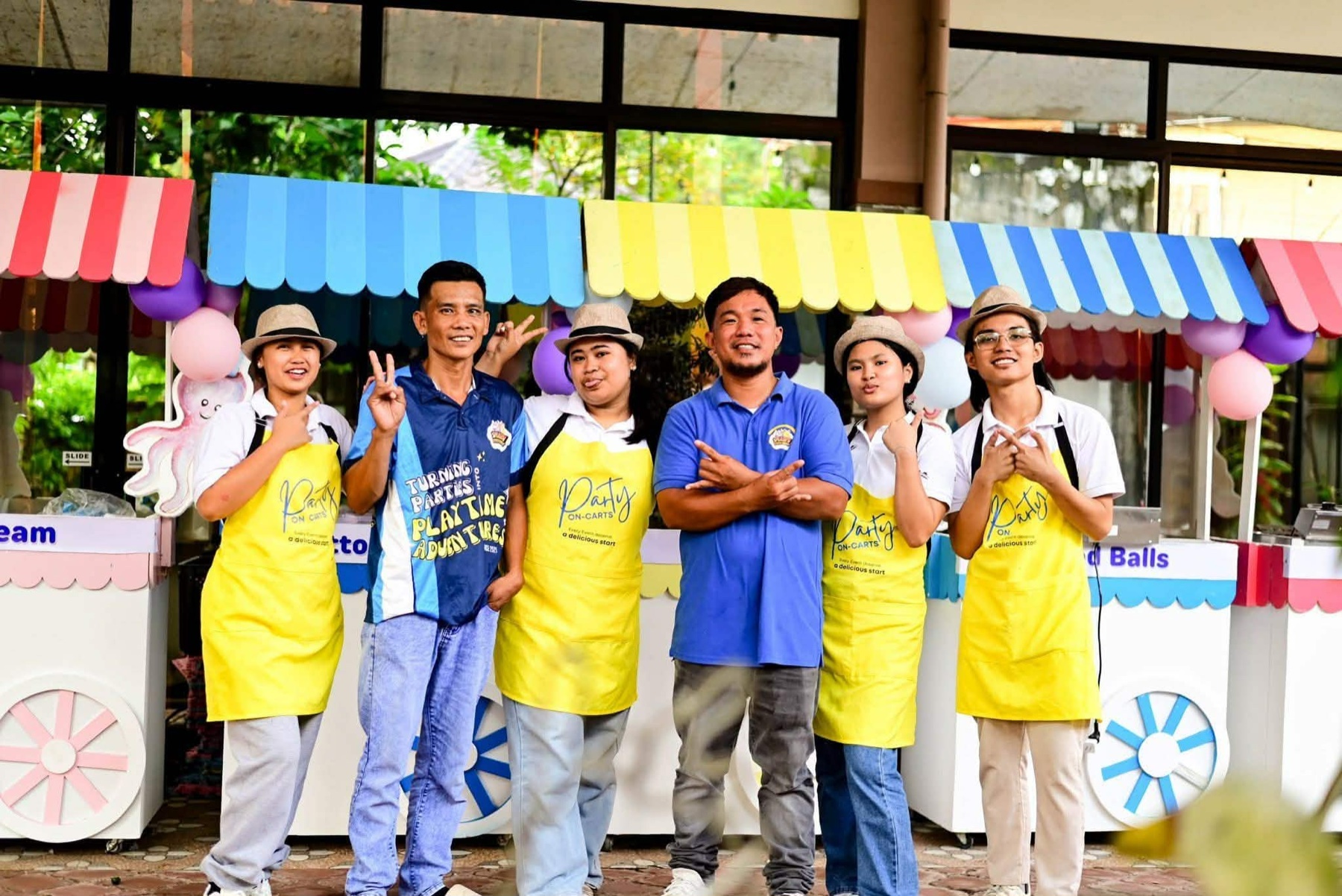 The Splash & Bounce Cabalen team at their venue
